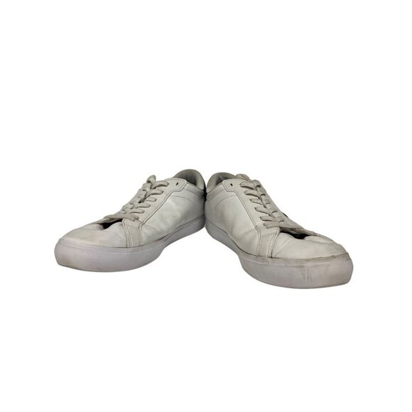 Lacoste Powercourt Low Top Sneakers White Leather Shoes Men's Size 11 - Picture 3 of 9